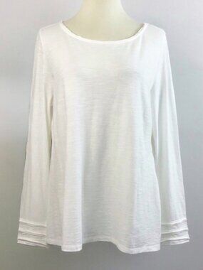 NWT Soft Surroundings Long Sleeve White Tee – Size 2X
